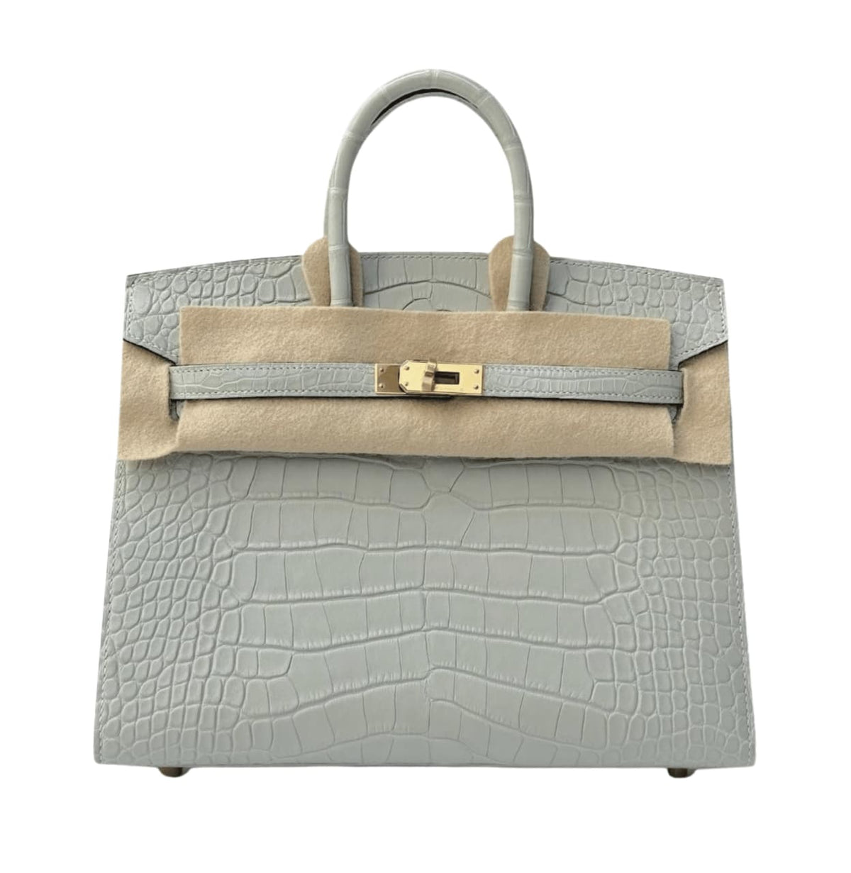 Hermès Birkin 25 Pale Grey Silvery Undertones Bag premium replica - image 1