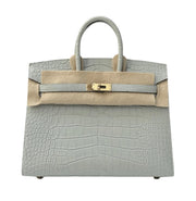 Hermès Birkin 25 Pale Grey Silvery Undertones Bag premium replica - image 1