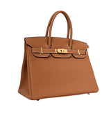 Hermès Birkin Gold Togo Leather Gold Hardware Bag premium replica - image 2