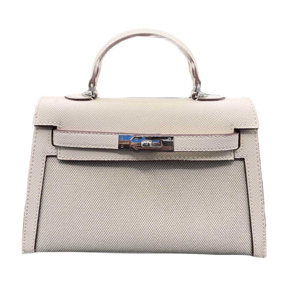 Hermès Mini Kelly Ii Epsom Leather Canvas Sides Bag premium replica - image 1