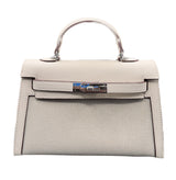 Hermès Mini Kelly Ii Epsom Leather Canvas Sides Bag premium replica - image 1