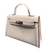 Hermès Mini Kelly Ii Epsom Leather Canvas Sides Bag premium replica - image 2