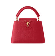 Louis Vuitton Capucines Mini Scarlet Red Taurillon Leather Cap premium replica - image 1