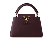 Louis Vuitton Capucines Mini Wine Red Taurillon Leather Cap premium replica - image 1