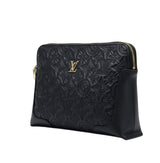 Louis Vuitton Black Leather Clutch Pouch premium replica - image 3