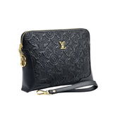 Louis Vuitton Black Leather Clutch Pouch premium replica - image 2