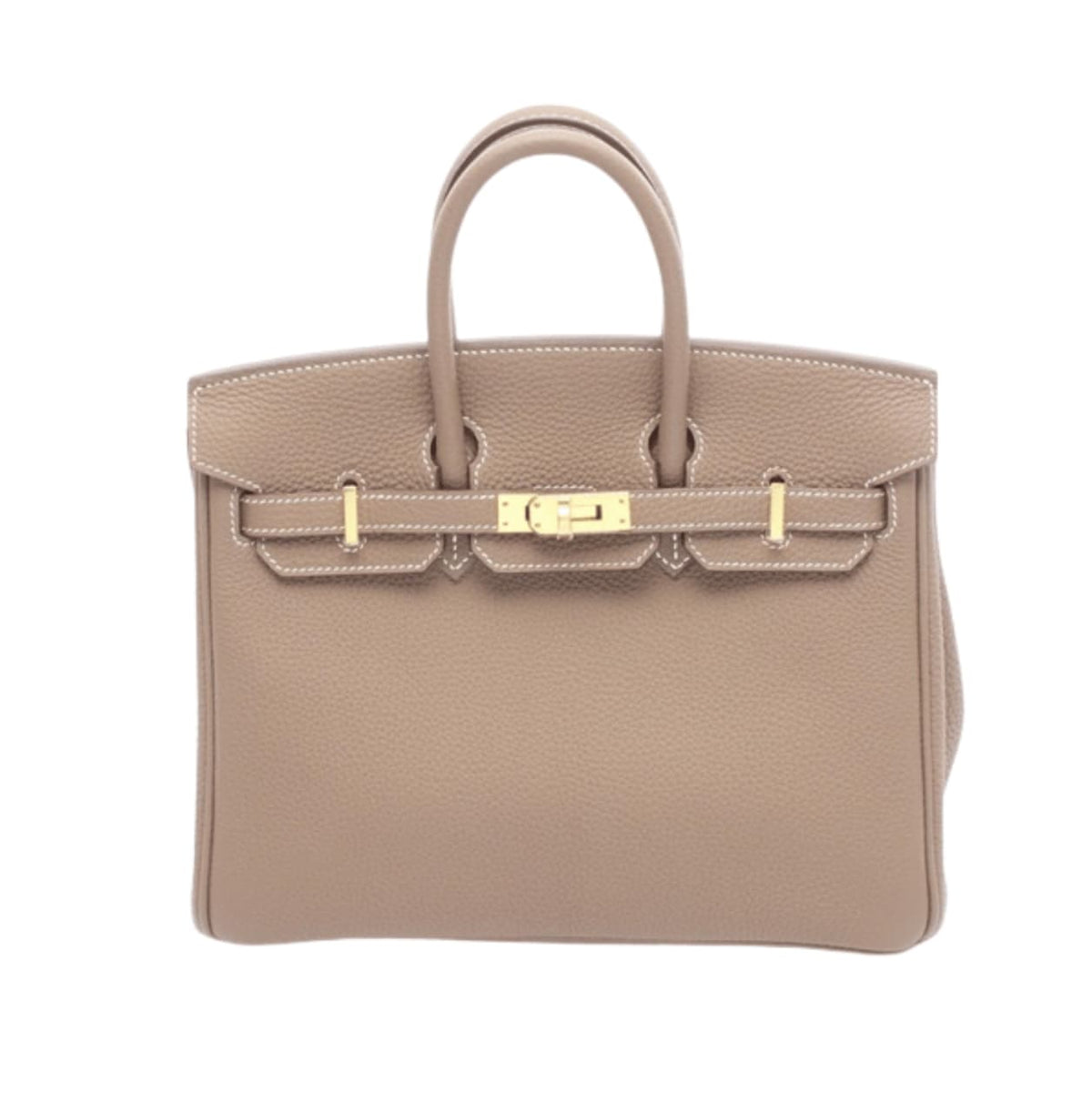 Hermès Birkin 25 Etoupe Togo Leather Gold Hardware Bag premium replica - image 1
