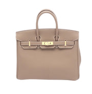 Hermès Birkin 25 Etoupe Togo Leather Gold Hardware Bag premium replica - image 1