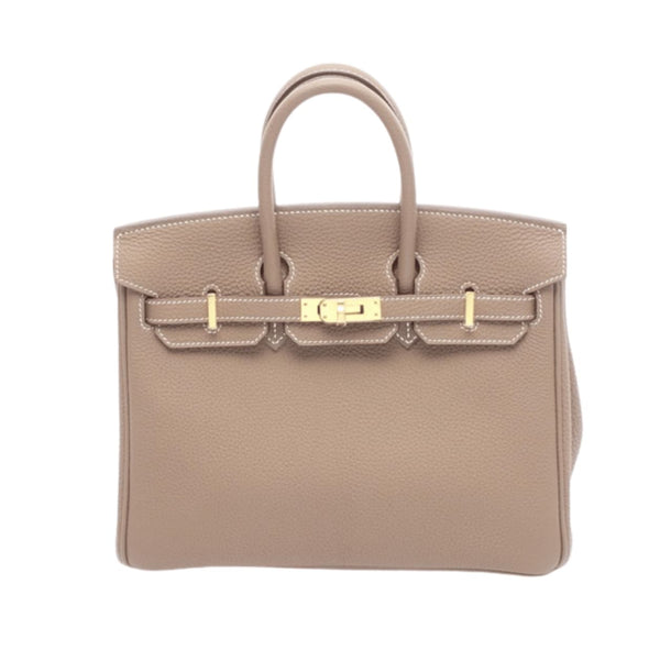 Hermès Birkin 25 Etoupe Togo Leather Gold Hardware Bag