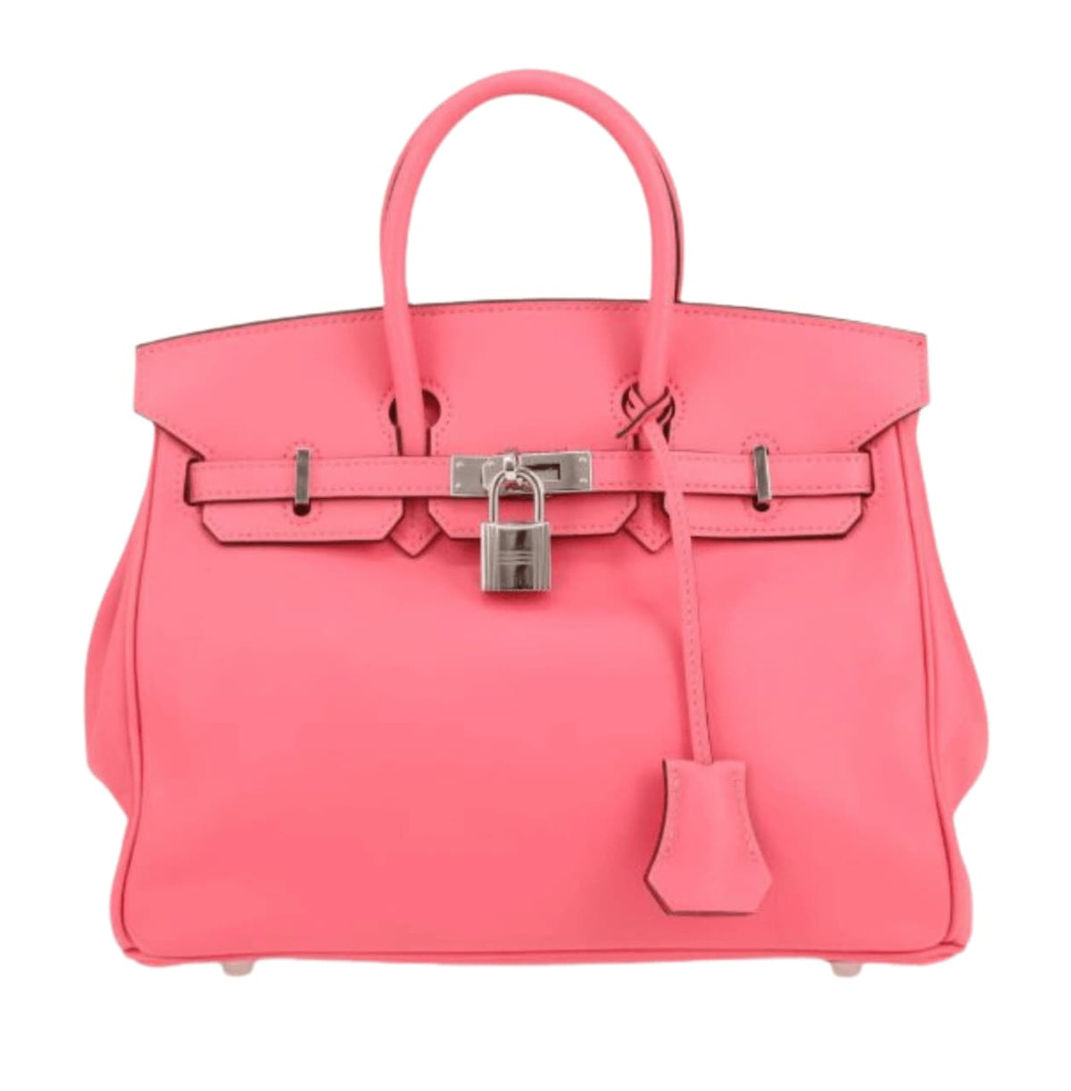 Hermès Birkin 25 Azalea Pink Swift Leather Bag premium replica - image 1