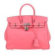 Hermès Birkin 25 Azalea Pink Swift Leather Bag premium replica - image 1