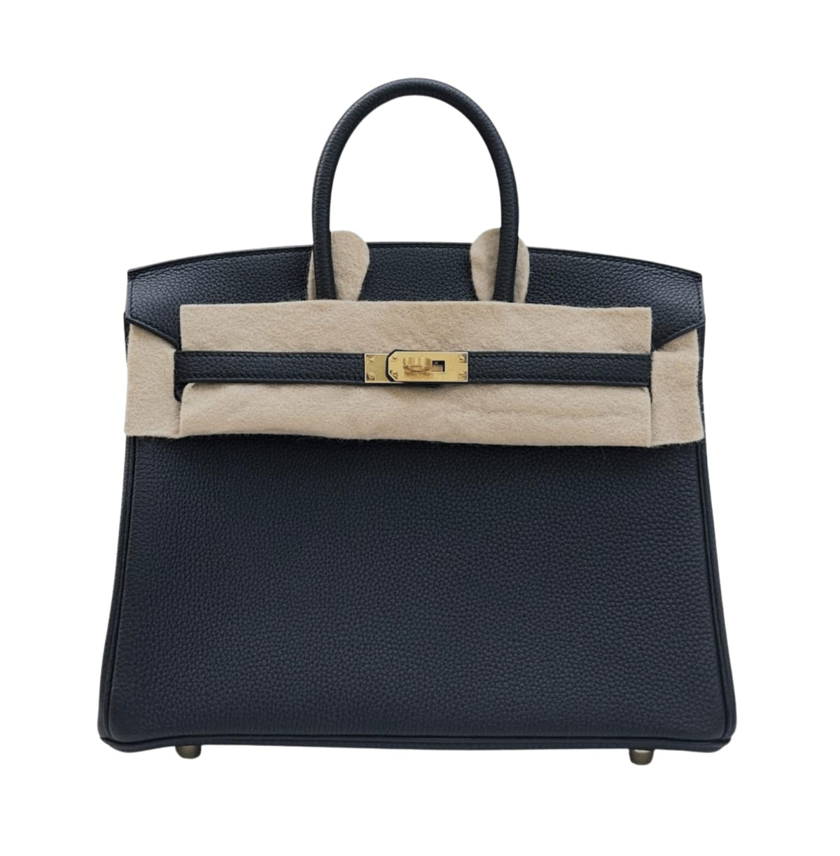 Hermès Birkin 25 Noir Togo Leather Gold Hardware Bag – Black premium replica - image 1