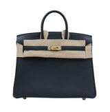 Hermès Birkin 25 Noir Togo Leather Gold Hardware Bag – Black premium replica - image 1