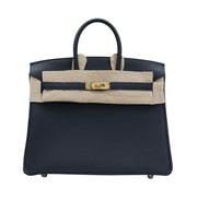 Hermès Birkin 25 Noir Togo Leather Gold Hardware Bag – Black premium replica - image 1