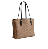 Coach Bag Mollie Tote Signature Coated Bag – Black premium replica - image 2