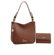 Dior D-Journey In Brown Leather Bag premium replica - image 1
