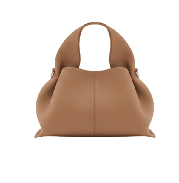 Polène Bag Numéro Neuf Mini Textured Taupe Leather Bag