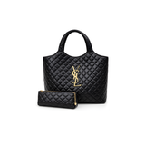 YSL Bag Icare Maxi Quilted Black Bag premium replica - image 1