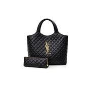 YSL Bag Icare Maxi Quilted Black Bag premium replica - image 1