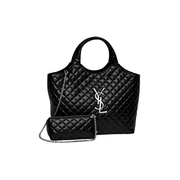 YSL Bag Icare Maxi Quilted Lambskin Black Bag premium replica - image 1
