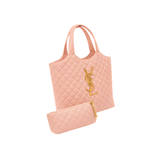 YSL Bag Icare Maxi Quilted Lambskin Tote Pale Bag premium replica - image 2