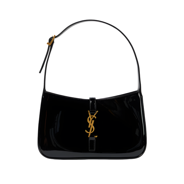 YSL Bag Le 5 À7 Leopard-Print Bag – Black