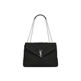 YSL Bag Loulou Black Silver Bag premium replica - image 1
