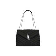 YSL Bag Loulou Black Silver Bag premium replica - image 1