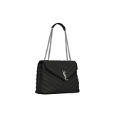 YSL Bag Loulou Black Silver Bag premium replica - image 2