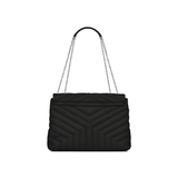 YSL Bag Loulou Black Silver Bag premium replica - image 3