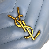 YSL Bag Loulou Matelassé Bleu Leather Bag premium replica - image 3