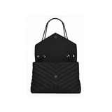 YSL Bag Loulou Grey Black Bag premium replica - image 2