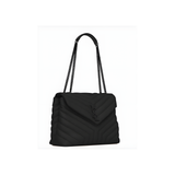 YSL Bag Loulou Grey Black Bag premium replica - image 3