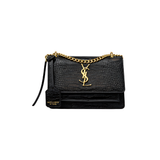 YSL Bag Sunset Medium Croc-Embossed Leather Bag premium replica - image 1