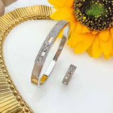 Messika Jewelry Move Noa Pavé Bangle Ring Set White Gold Diamonds Jewelry premium replica - image 4