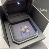 Messika Jewelry My Twin Toi Open Ring Yellow Gold Diamonds Jewelry premium replica - image 5