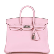 Hermès Birkin 25 Rose Sakura Swift Bag premium replica - image 1
