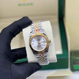 Rolex Datejust Two-Tone Fluted Bezel Jubilee Watch premium replica - image 4