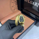 Bvlgari Serpenti Tubogas Yellow Gold Diamond Watch premium replica - image 4