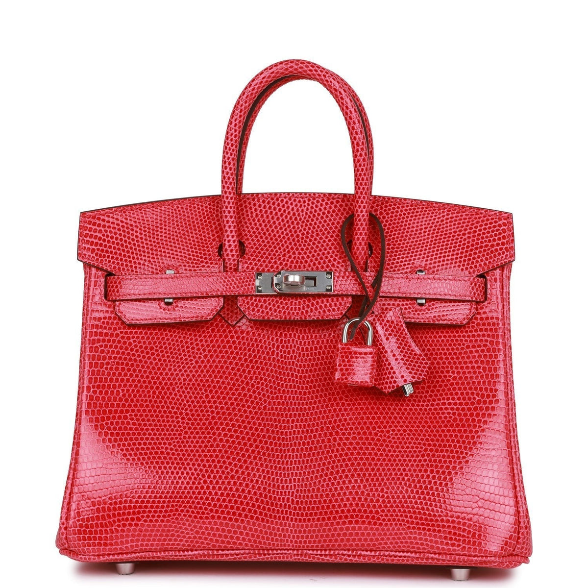 Hermès Birkin 25 Rose Extreme Lizard Bag premium replica - image 1