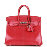 Hermès Birkin 25 Rose Extreme Lizard Bag premium replica - image 1