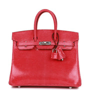 Hermès Birkin 25 Rose Extreme Lizard Bag premium replica - image 1
