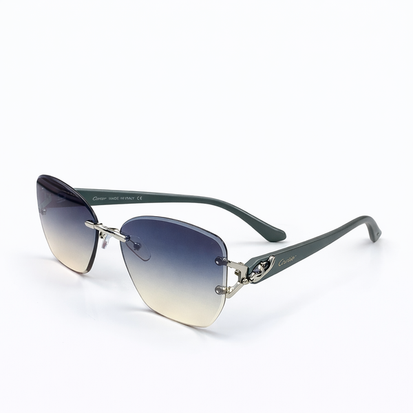 Cartier Tortoise Shell Cat-Eye Sunglasses