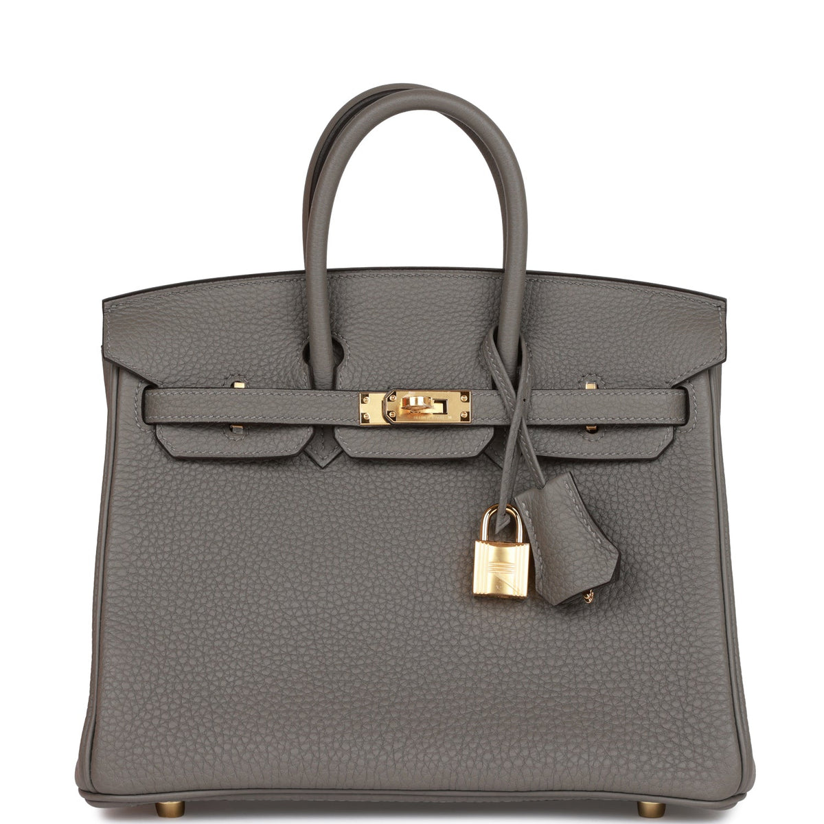 Hermès Birkin 25 Gris Meyer Togo Bag premium replica - image 1