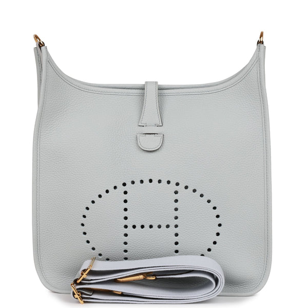 Hermès Evelyne Iii Pm Bleu Pale Clemence Bag