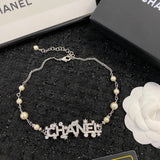 Chanel Pearl Strand With Integrated Crystal-Encrusted Logo Jewelry premium replica - image 3