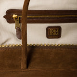 Miu Miu Suede Beau Cocoa Brown Wallet premium replica - image 4
