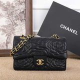 Chanel Camellia Flap Black Bag premium replica - image 4