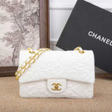 Chanel Camellia Flap White Bag premium replica - image 2
