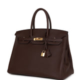 Hermès Birkin 35 Rouge Sellier Clemence Bag premium replica - image 3